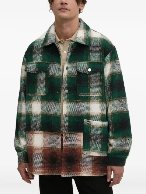 Desigual plaid shirt jacket