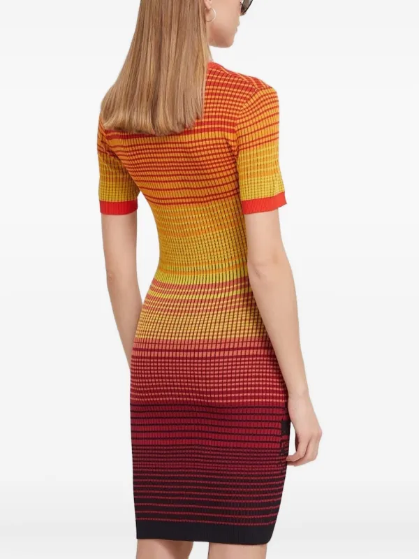 coral mesh dress Coral Ruched Shirring Mesh Midi Dress – Aquarius Brand