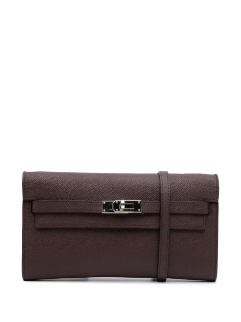 Hermès Pre-Owned 2021 Epsom Kelly To Go Wallet crossbody bag