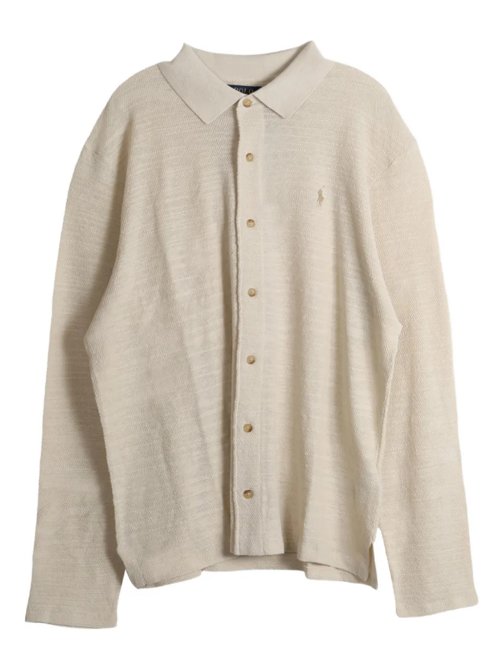 Polo Ralph Lauren polo-neck cotton shirt Beige
