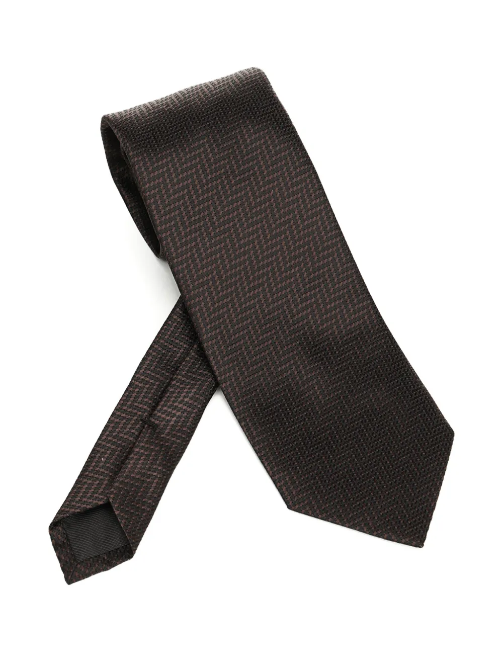 TOM FORD Stropdas met patroon Bruin