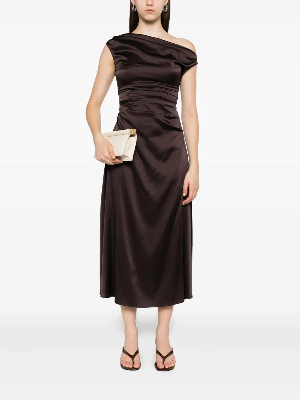 STAUD cowl-neck draped dress | Evening Dresses | Image 2