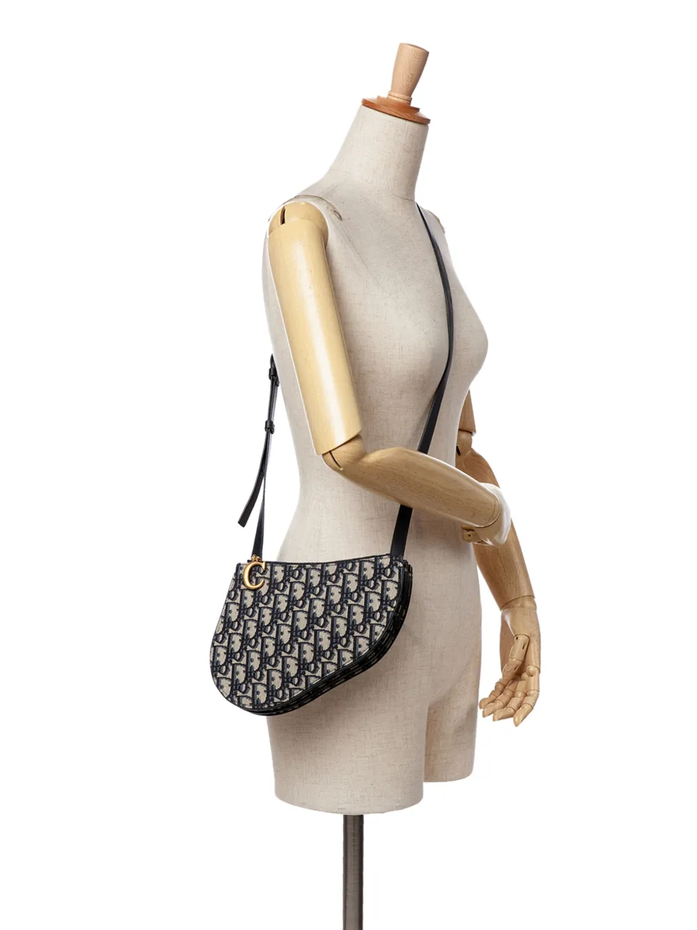 Christian Dior Pre-Owned bolsa crossbody Oblique Canvas Saddle Triple Zip 2019 | Estilos de archivo | Image 2