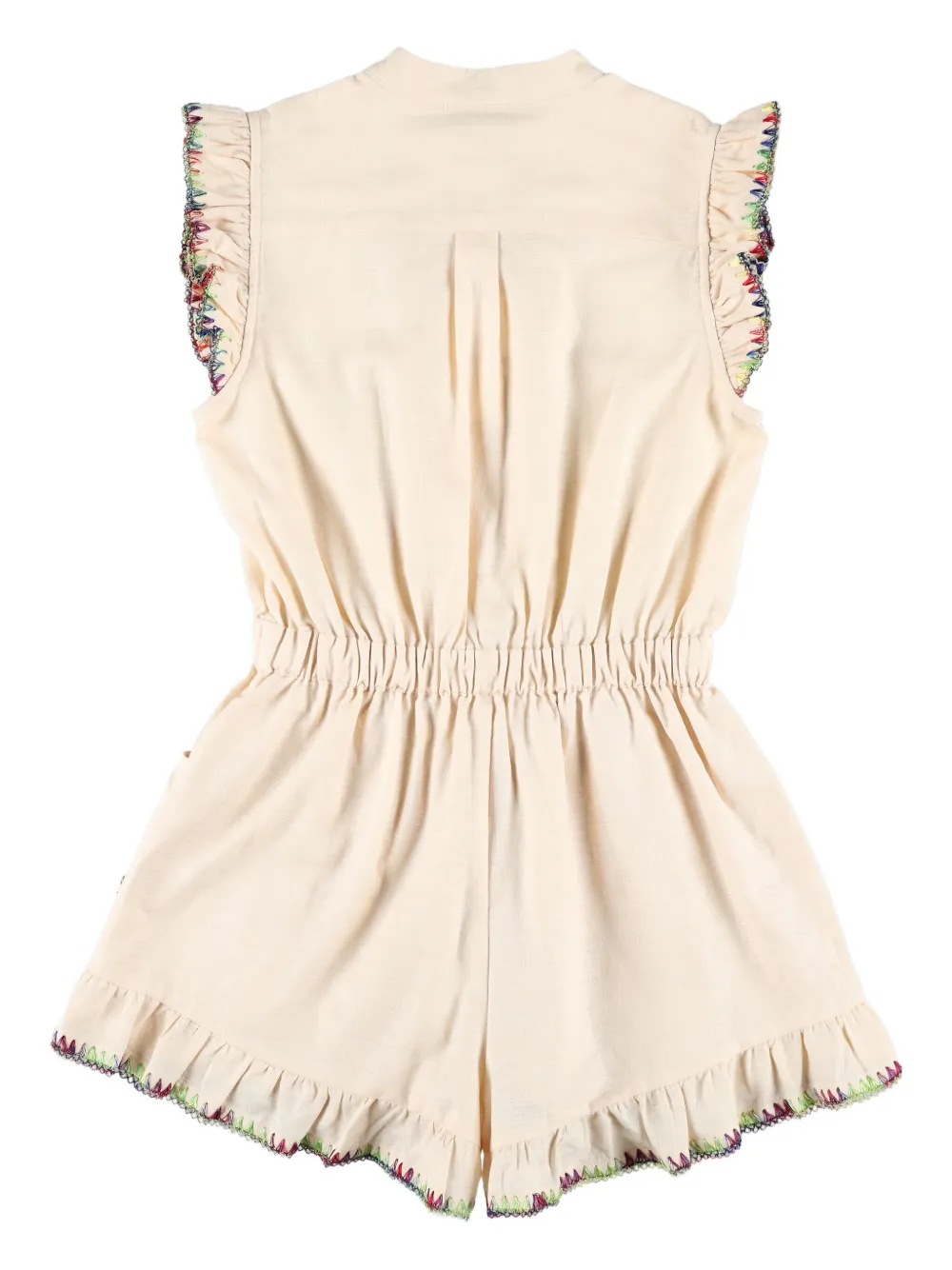 ZIMMERMANN Kids Lucy ruffled button-front playsuit | Combishorts | Image 2