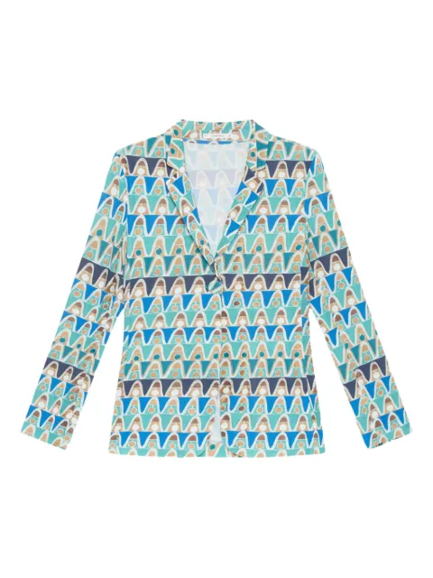 MALIPARMI geometric-print blazer