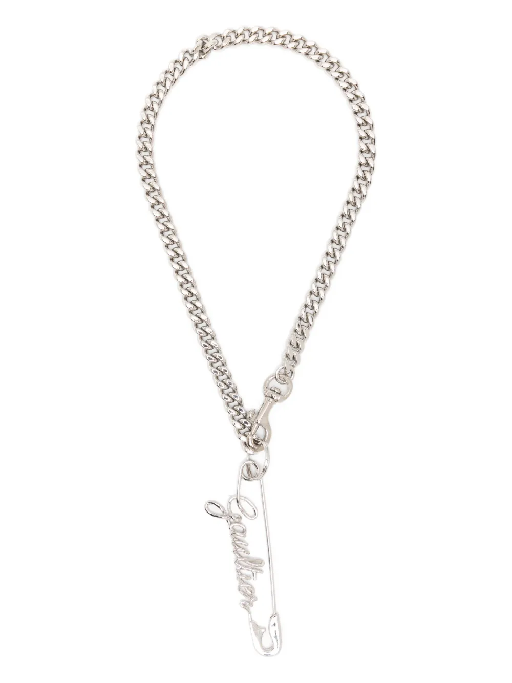 Jean Paul Gaultier chain necklace - Argento
