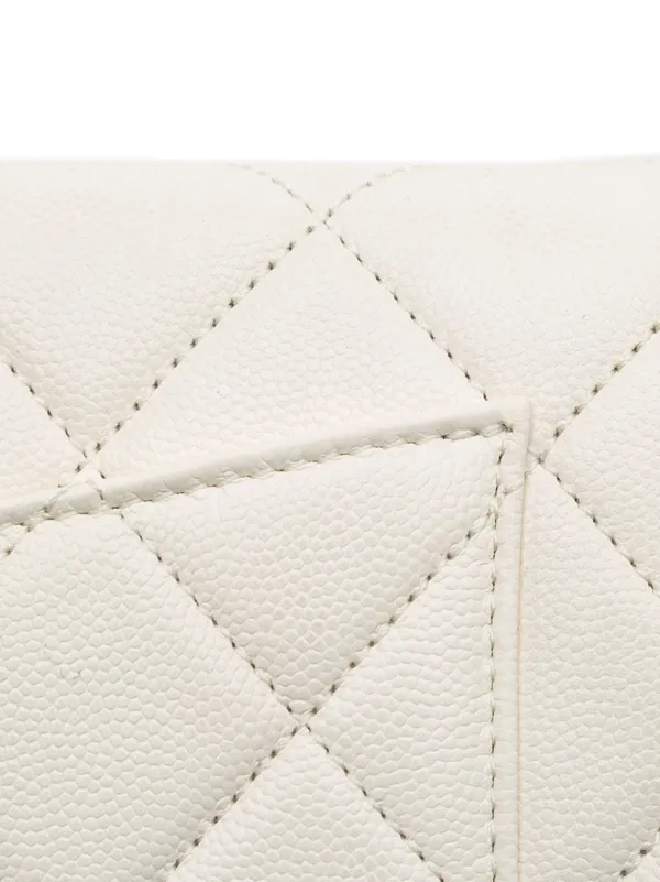 CHANEL Pre-Owned 2021-2025 ココマーク マトラッセ ラムスキン