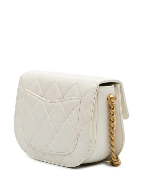 CHANEL Pre-Owned 2021-2025 ココマーク マトラッセ ラムスキン