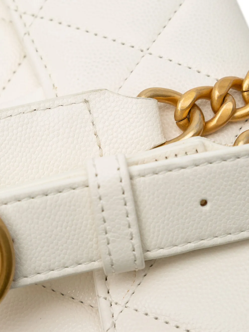 CHANEL Pre-Owned 2021-2025 ココマーク マトラッセ ラムスキン