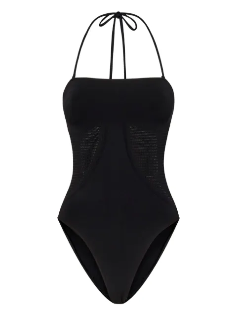 Wolford halter-neck mesh swimsuit