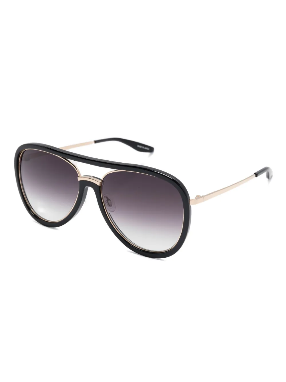Barton Perreira Zonnebril met oversized montuur - Zwart