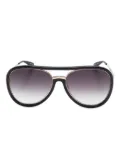 Barton Perreira oversized-frame sunglasses - Black