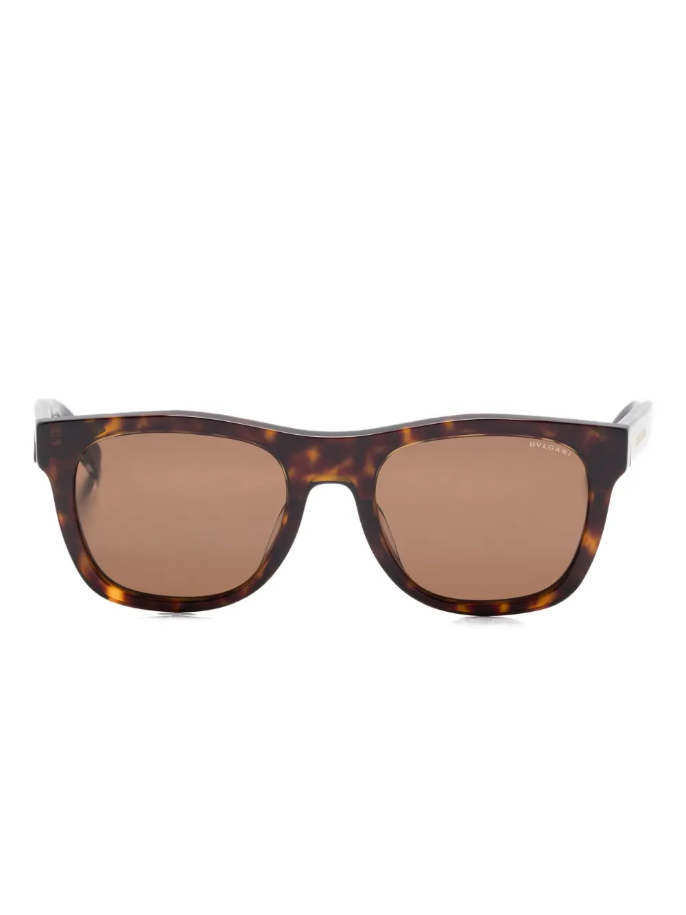Bvlgari Serengeti tortoiseshell rectangle sunglasses Bruin