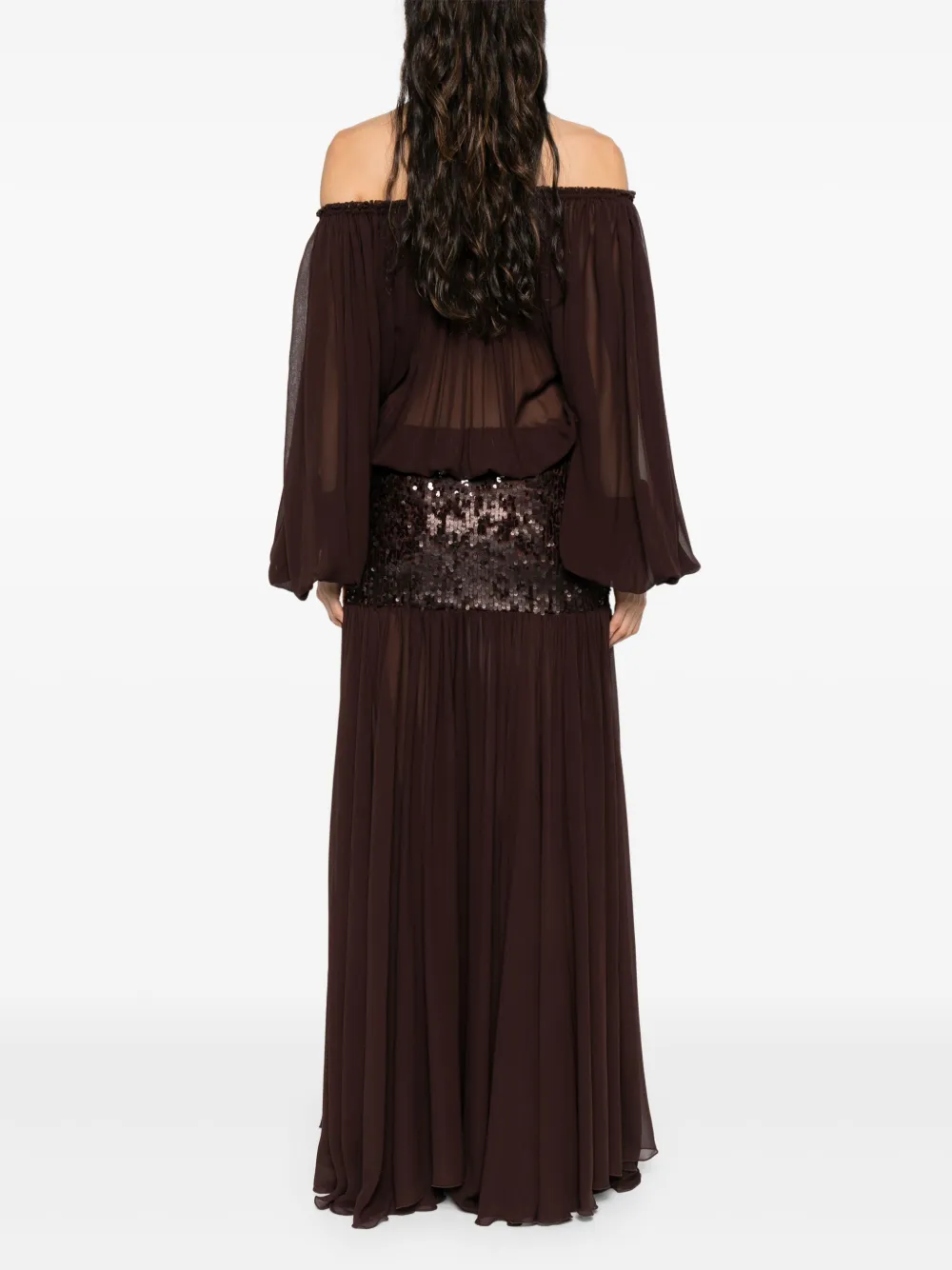 Atu Body Couture sequin-embellished off-shoulder dress Bruin