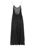 Atu Body Couture open-back patterned maxi dress - Black