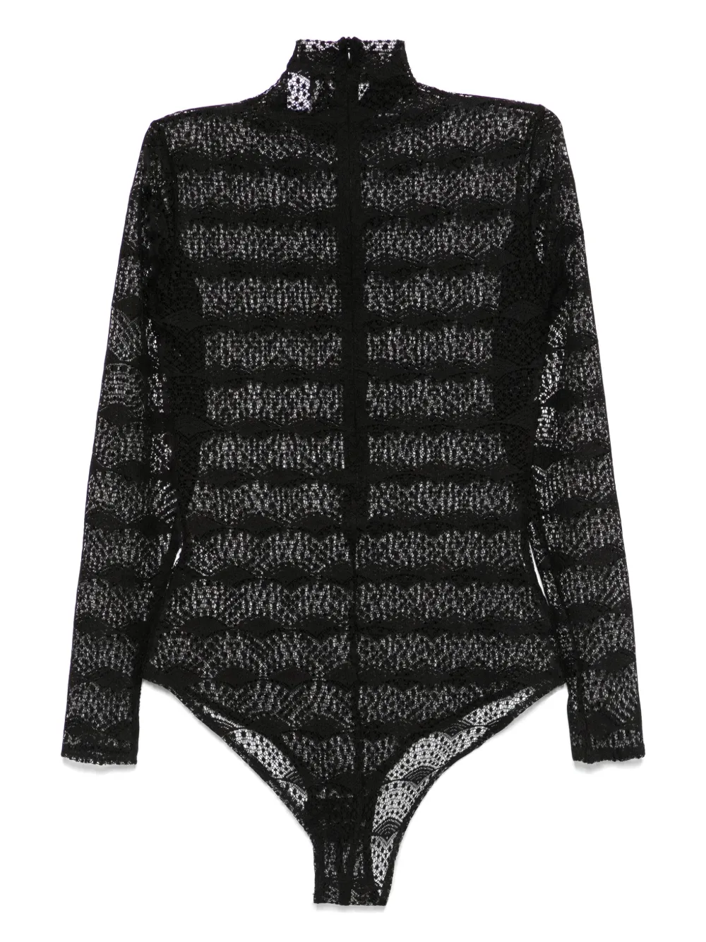 Atu Body Couture high-neck bodysuit Zwart