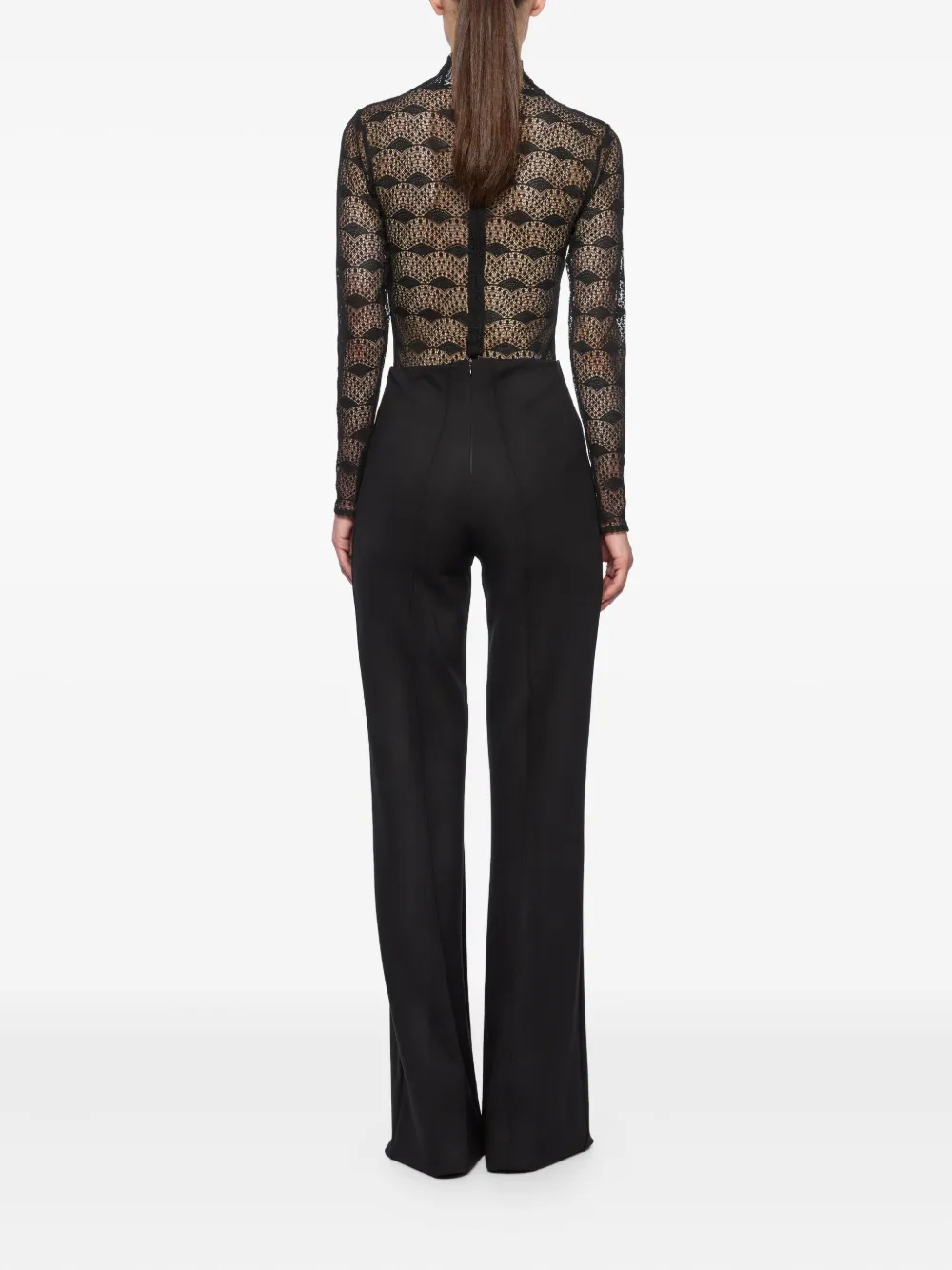 Atu Body Couture Bodysuit met hoge hals Zwart