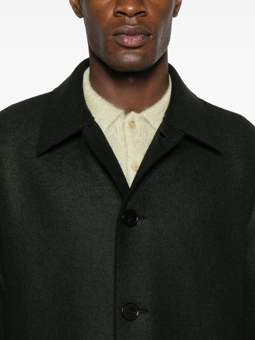 Harris Wharf London Wollen jas Bruin