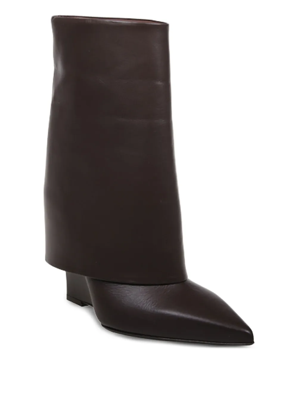 Sergio Levantesi 90mm Marika5 folded-cuff wedge boots | Ankle Boots | Image 2