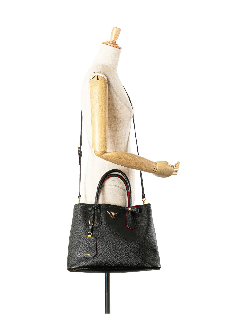 Prada Pre-Owned 2010-2024 Medium Saffiano Cuir Double satchel | Estilos de archivo | Image 2