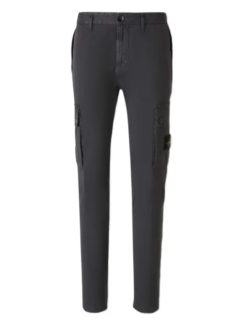 Stone Island twill tapered pants