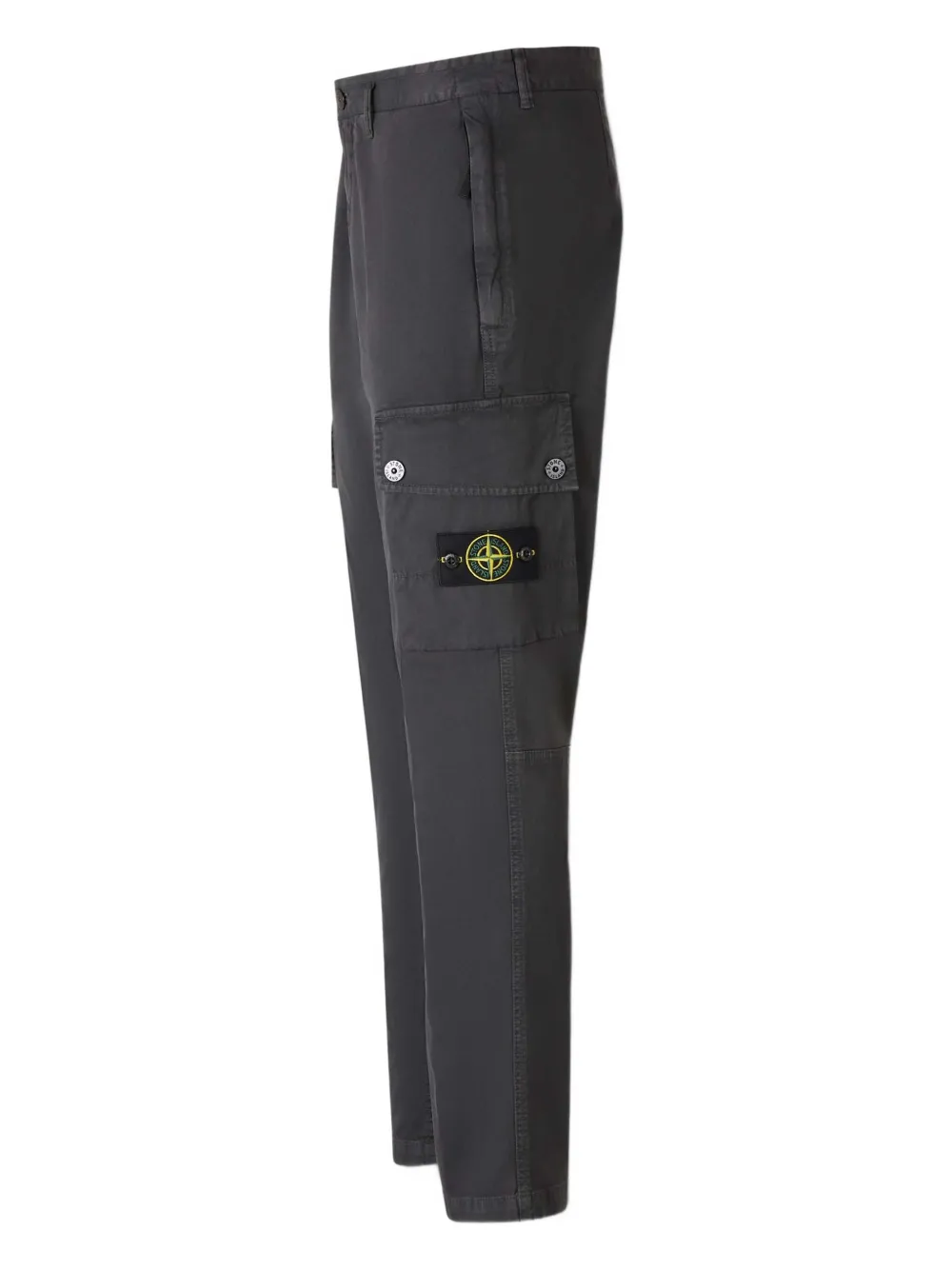 Stone Island Twill broek met toelopende pijpen Grijs