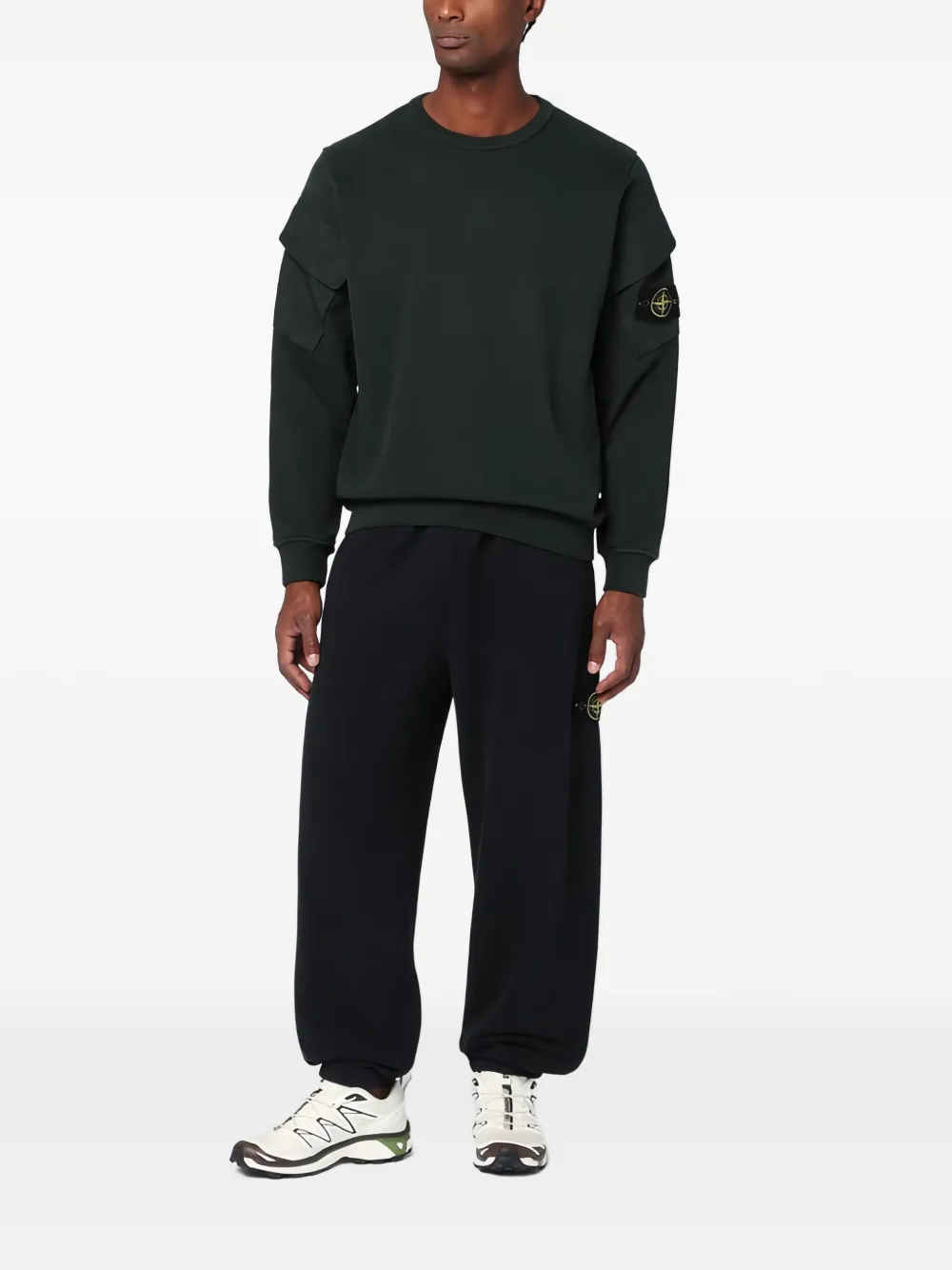 Stone Island Juniper sweater Zwart