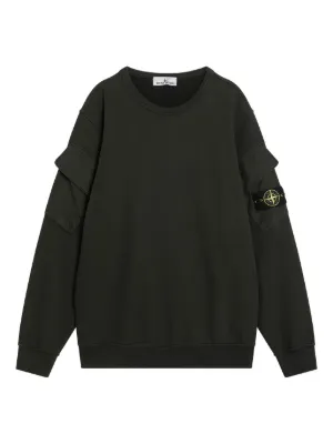 Stone Island ポケットディテール スウェットシャツ | ブラック