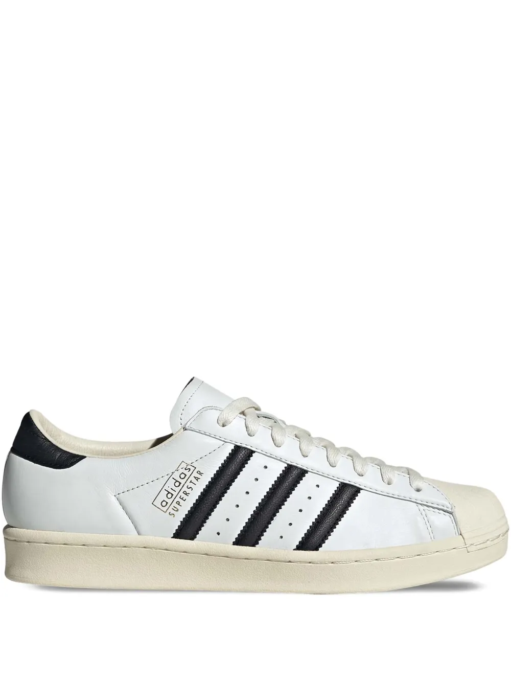 Adidas Superstar Vintage shell-toe striped sneakers White