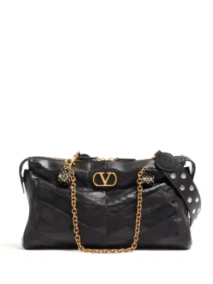 Valentino Garavani ロックスタッズ レザーショルダーバッグ