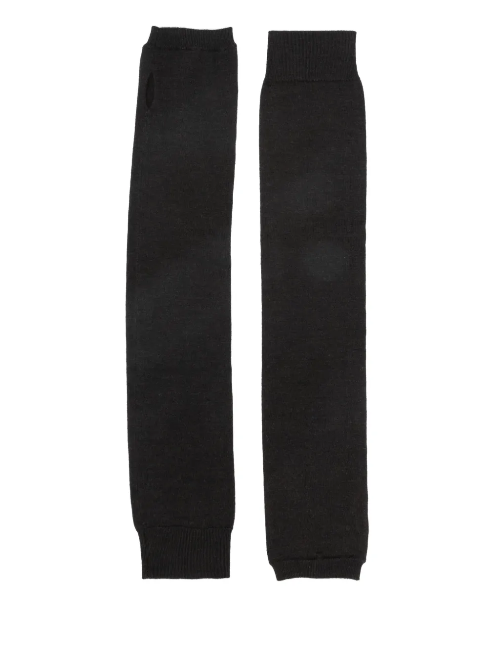 P.A.R.O.S.H. fingerless wool gloves - Zwart