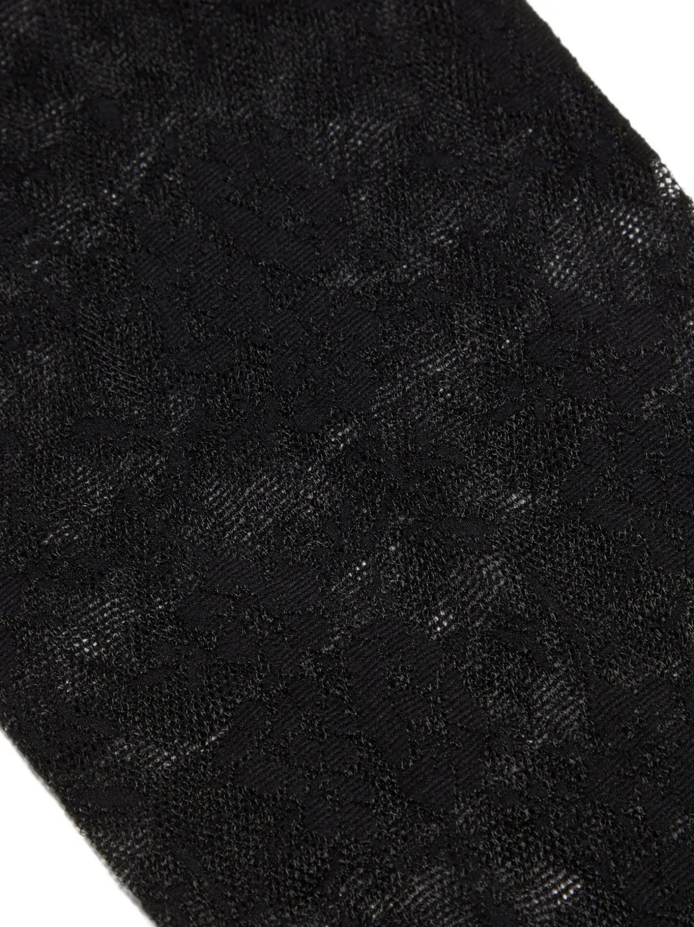 Valentino Garavani Panty met bloemenkant Zwart