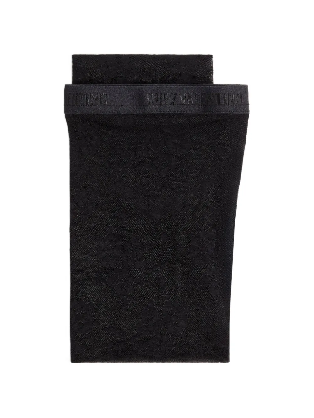 Valentino Garavani floral-lace tights - Nero