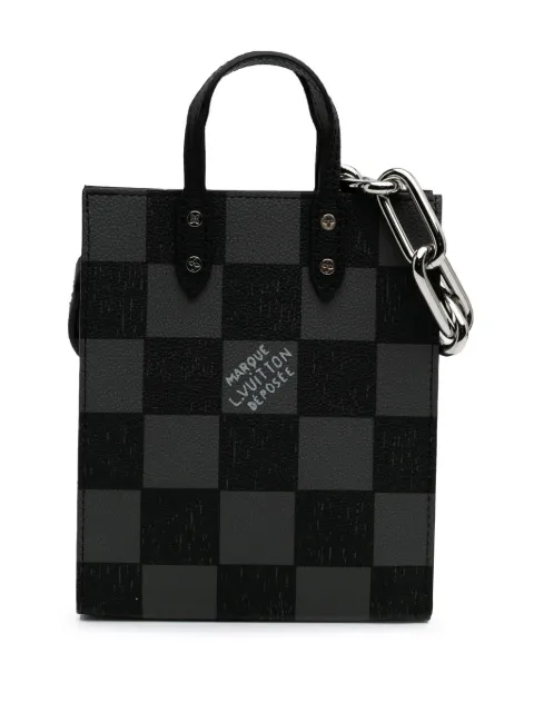 Louis Vuitton Pre-Owned 2021-2024 Damier Checkerboard Sac Plat XS satchel