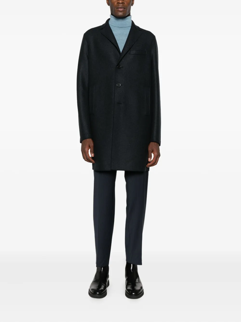 Harris Wharf London notched-lapel wool coat | Single Breasted Coats | Image 2