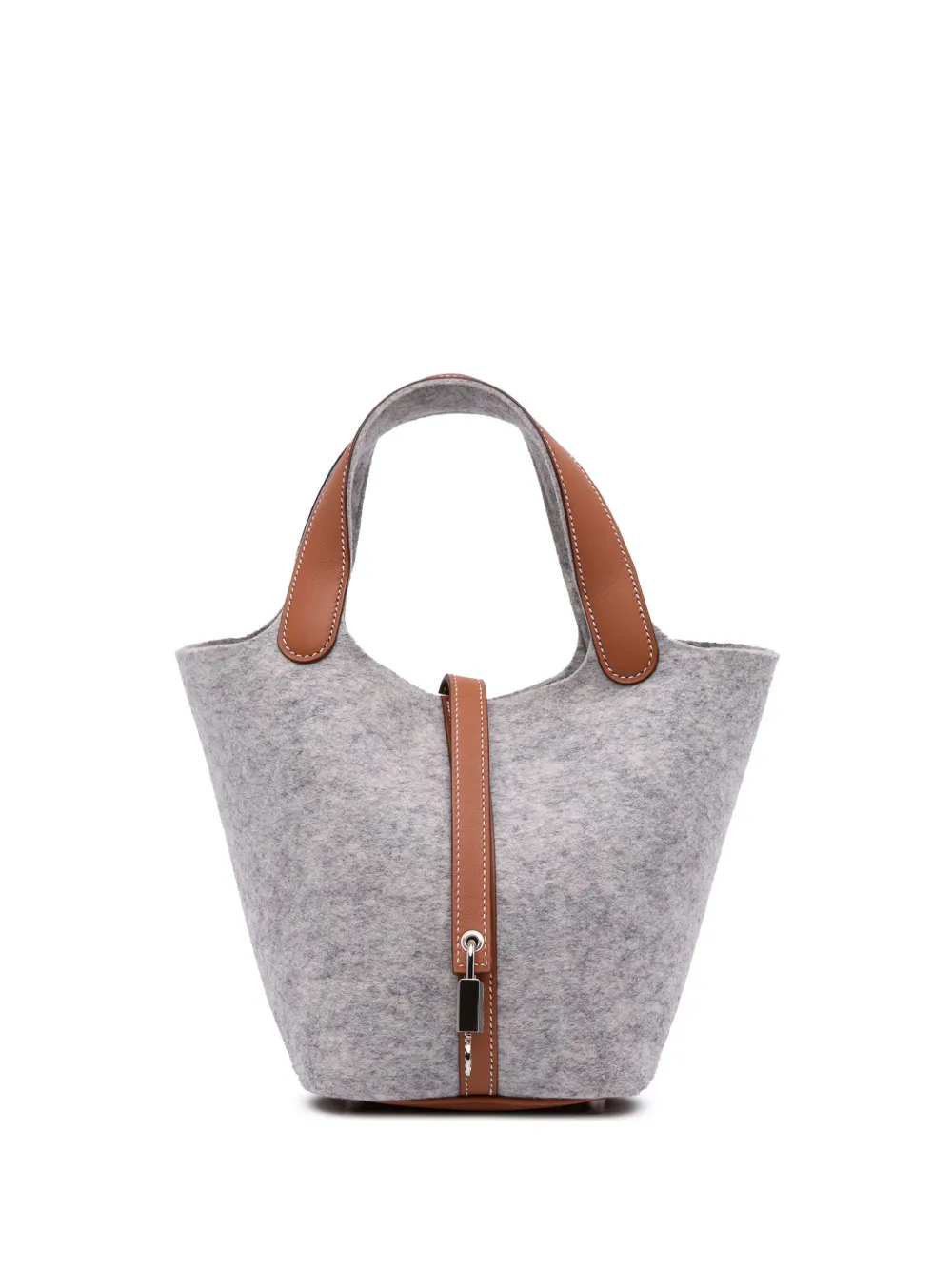 Hermès Pre-Owned 2020 Felt and Swift Picotin Lock 18 handbag | Brown | Image 1