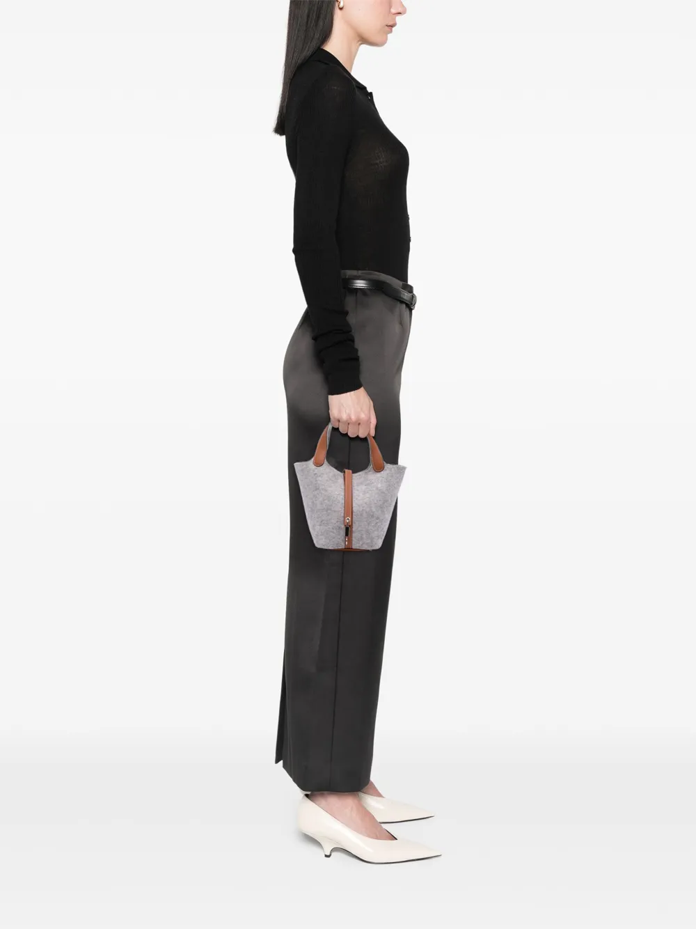 Hermès Pre-Owned 2020 Felt and Swift Picotin Lock 18 handbag | Pre-Owned | Image 2
