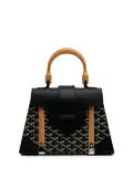 Goyard Pre-Owned 2016 Goyardine Saigon Structured PM satchel - Black
