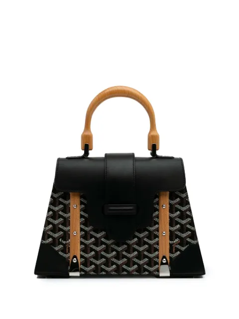 Goyard Pre-Owned 2016 Goyardine Saigon Structured PM satchel