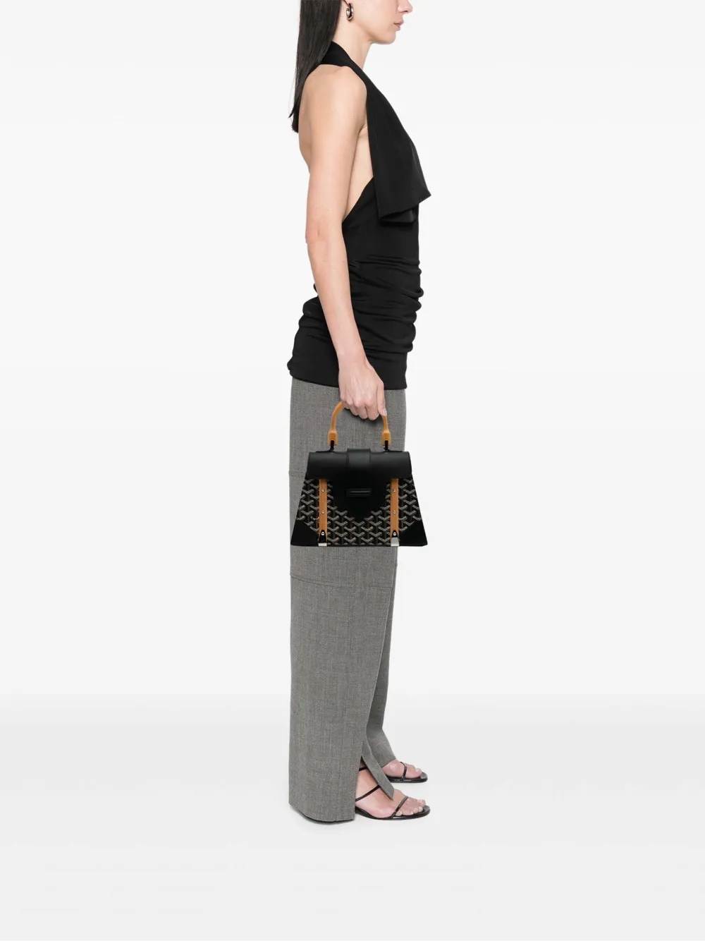 Goyard Pre-Owned 2016 Goyardine Saigon Structured PM satchel | Pre-Owned | Image 2