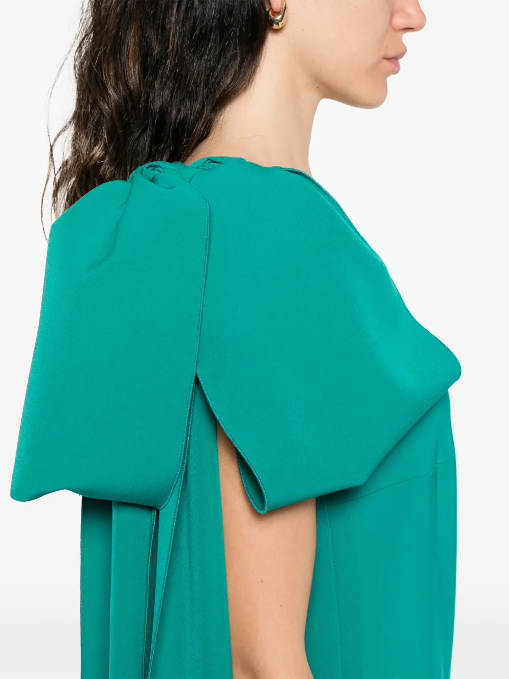 Atu Body Couture Asymmetrische maxi-jurk Groen