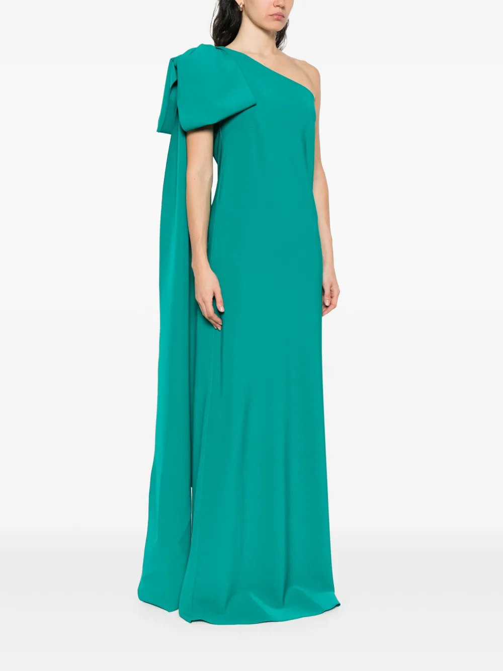 Atu Body Couture Asymmetrische maxi-jurk Groen