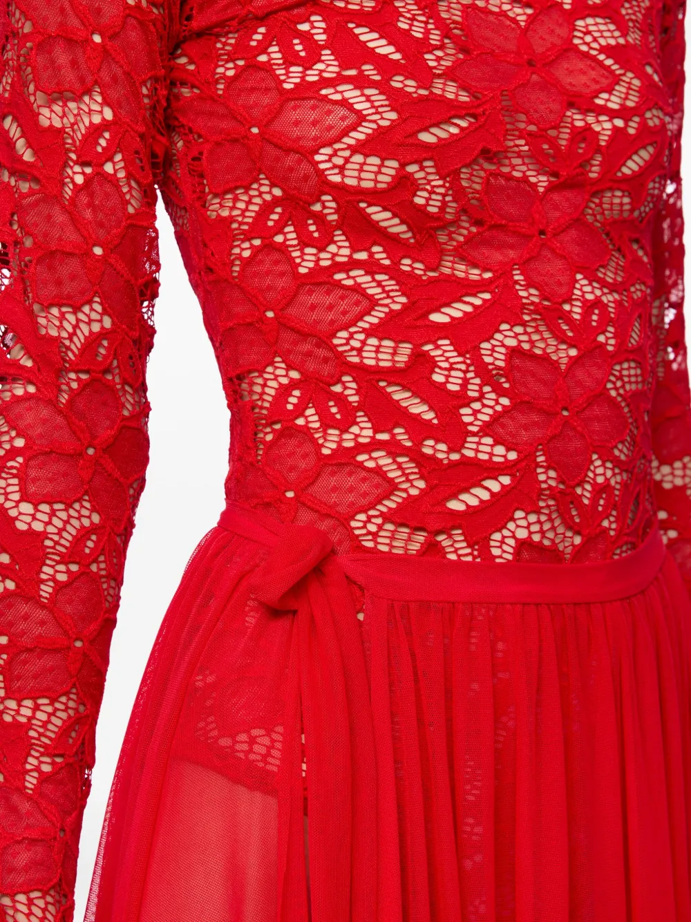 Atu Body Couture Tulen maxi-rok en body set Rood