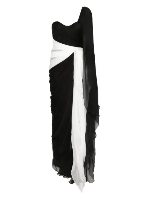 Iris Serban Aris one-shoulder gown