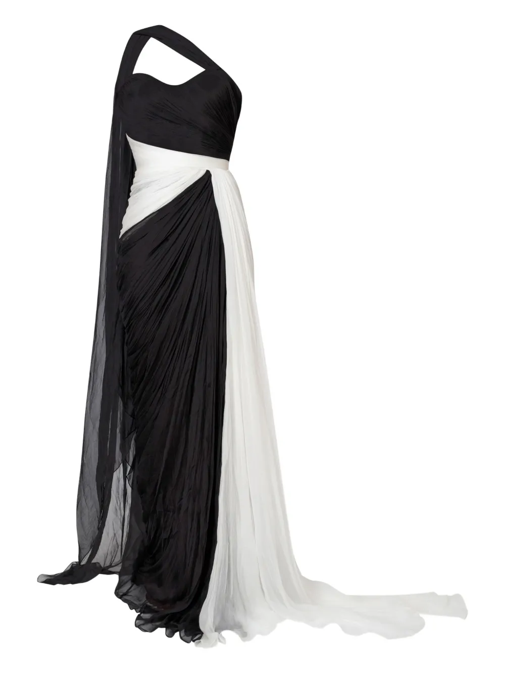 Aris one-shoulder gown