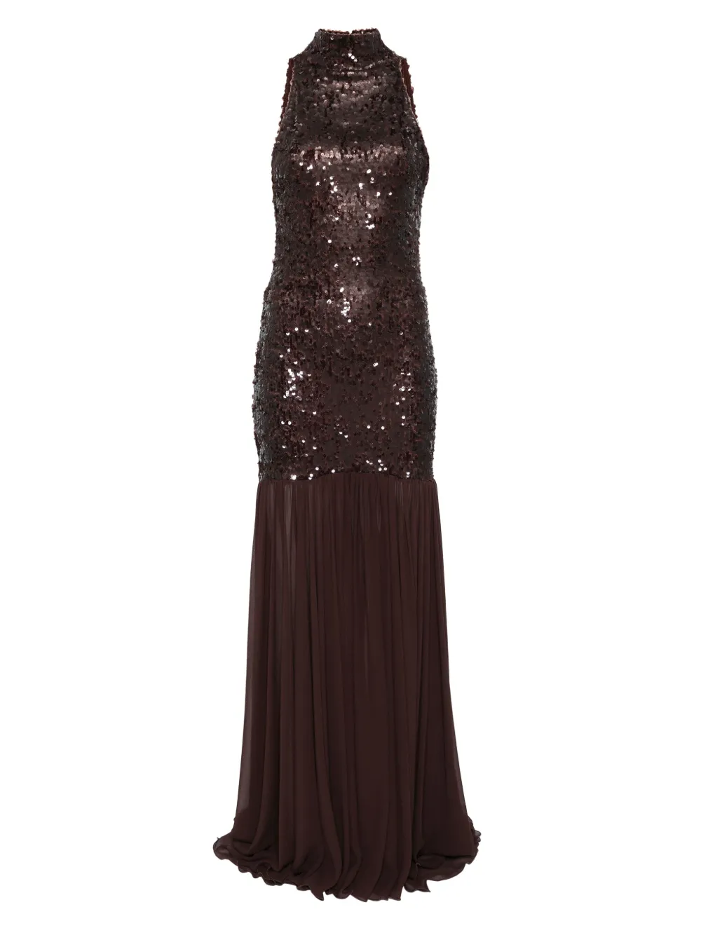 Atu Body Couture sequinned high-neck dress Bruin