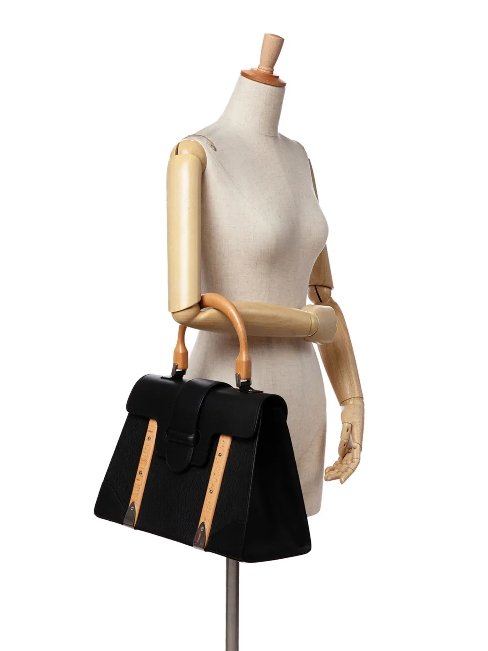 Goyard Pre-Owned 2014 Leather Saigon Structured MM satchel | Pre-Owned | Image 2