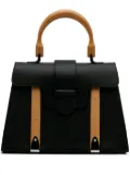 Goyard Pre-Owned 2014 Leather Saigon Structured MM satchel - Black