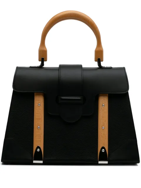 Goyard Pre-Owned 2014 Leather Saigon Structured MM satchel