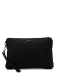 Christian Dior Pre-Owned 2023 Oblique Canvas A4 Zipped Pouch clutch bag - Black